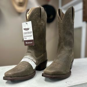 Ariat Men's Stomper Ultra Bear Brown Square Toe Boots